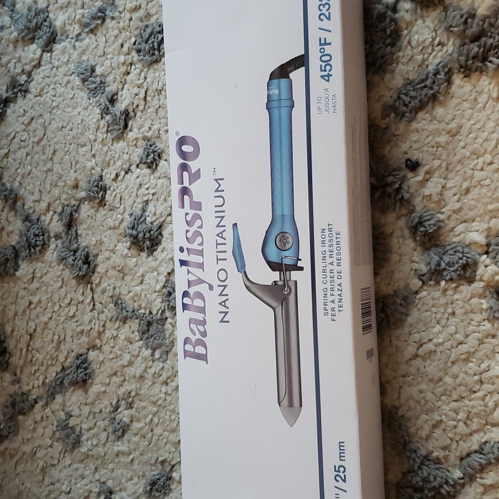 Babyliss pro nano titanium 1" curling iron